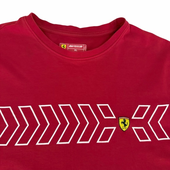 SCUDERIA FERRARI Red Graphic Logo T-Shirt Racing Motorsport Tee xl - Picture 5 of 11
